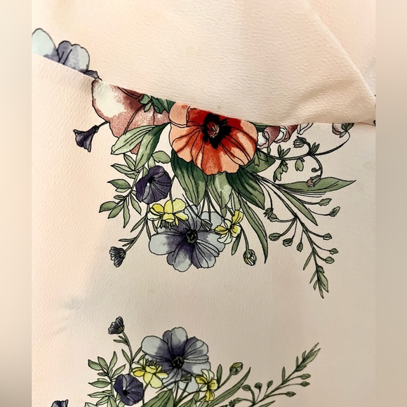 Top Shop Floral Wrap Dress size 4 - Picture 4 of 4